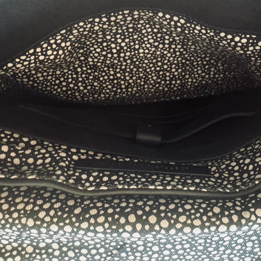 Loeffler Leather Randall Python Lock Clutch Cross… - image 6